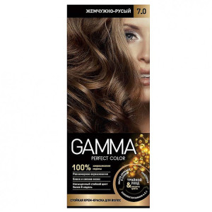 Краска для волос Gamma Perfect Color тон 7.0 Жемчужно-русый 100 мл