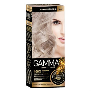 Краска для волос Gamma Perfect Color тон 9.0 сияющий блонд 100 мл